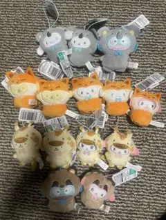 サンリオ　どうぶつ着ぐるみ マスコット　ナムコ セット