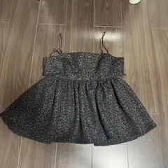 Heather ジャガードカットアウトキャミ　キャミソール