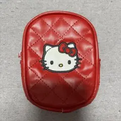 サンリオ ハローキティ 赤 キルティングポーチ