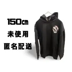 【新品未使用】プーマ パーカー 女子 150cm PUMA スエット　黒