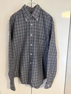【美品】TOMORROWLAND チェック ボタンダウンシャツ