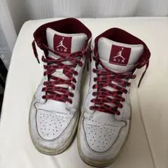 Air Jordan ハイカットスニーカー ホワイト/レッド