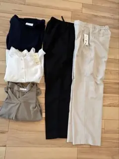 新品含むレディース春夏服 オフィスカジュアル まとめ売り パンツコーデ　シンプル