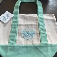TRADER JOE'S ミニパステルキャンバストートバッグ