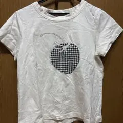 peu près いちご柄 Tシャツ ホワイトのサムネイル