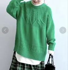 グリーンセーター