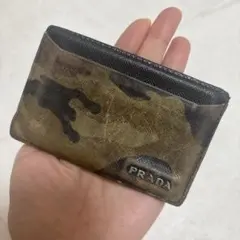 PRADA プラダ 迷彩柄 名刺入れ カードケース 定期入れ