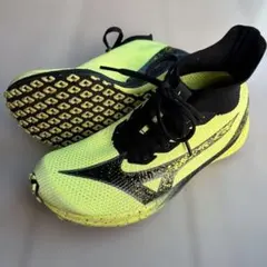 ミズノ23cm ウェーブデュエルネオ2 トラック使用可能陸上レースシューズ