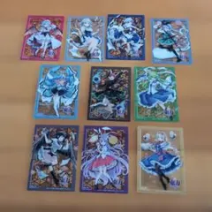 東方Project　クリアカード　まとめ売り