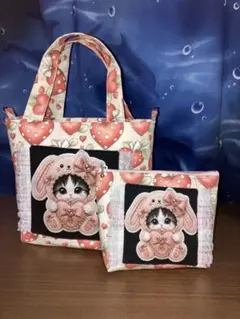 ころりんポーチ＆ぷっくりチャーム☆コヤンイサムチョン♡ケーキ猫