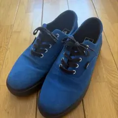 VANS OFF THE WALL 青 スエードスニーカー