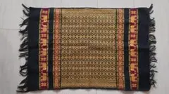 アジアン 象模様の織物マット