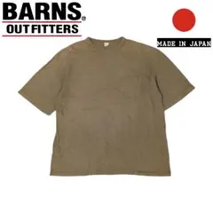 BARNS OUTFITTERS 日本製 カーキ ポケットＴシャツのサムネイル