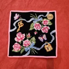 FEILER ハンカチ バラと蝶のデザイン