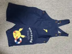 monpoké ピカチュウロンパース 100cm ネイビー