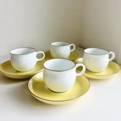 【廃盤】希少✨波佐見焼 白山陶器 コーヒーカップ＆ソーサー セット 森正洋