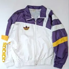 adidas ジップアップナイロンジャケット 90s