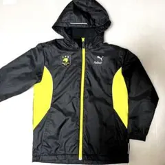 Puma プーマ　フード付きジャケット 140cm 黒/黄