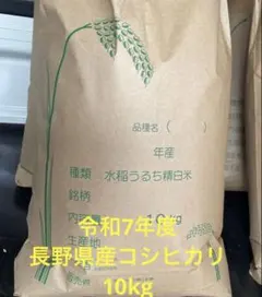 石川県産 コシヒカリ 10kg 令和7年9月収穫 - メルカリ