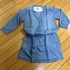 美品　デニムチュニック　七分袖のサムネイル