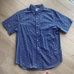 OLD NAVY 半袖シャツ 総柄 スリムフィット Lのサムネイル