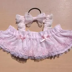 ラボット服LOVOT ハンドメイド キャミワンピ　レース69のサムネイル
