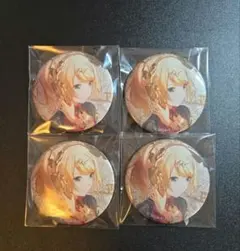 プロセカ 鏡音リン グリ缶 グリッター缶バッジ 10B 10b 4点