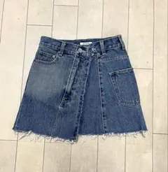 SLY デザインデニムミニスカート