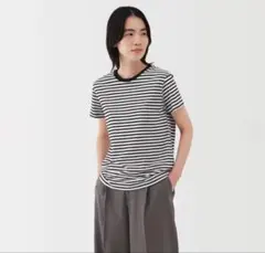【無印】婦人　天竺編みクルーネック半袖Ｔシャツ