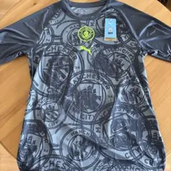 新品未使用 PUMA マンチェスターシティ プレマッチ 半袖Tシャツ Mのサムネイル