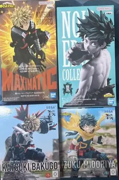 ヒロアカ　フィギュア　4種セット