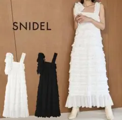 SNIDEL ショルダーリボンキャミワンピース swfo251125 サイズ1