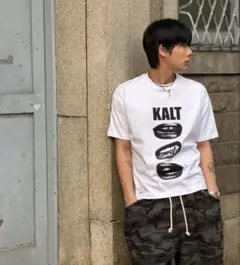 KALT グラフィック Tシャツ 白
