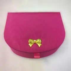 未使用　ミキモトジュエリーボックス　パール付き　ピンク