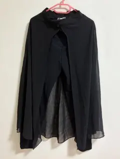 スカート付きズボン　パンツ　黒　ブラック