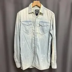 ジースターロウ G-STAR RAW デニムシャツ サイズL(EUR)