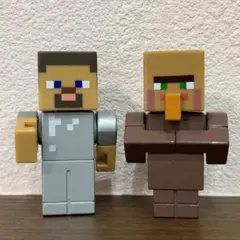 びっくらたまご Minecraft ようこそ村へ！編 スティーブ村人 バスボール