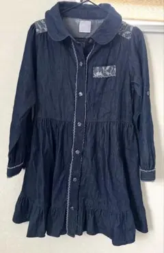 axes femme kids アクシーズファムキッズワンピース ダークブルー