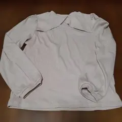 値下げ　C・O・L・Z・A　リブ編み　 ベージュ 　長袖トップス　レディース　L