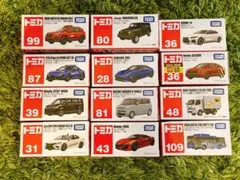【新品未使用】トミカ 12台 まとめ売り 未開封 ミニカー セット
