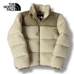 【美品】ノースフェイス シェルパ ヌプシ フリースダウンジャケット L