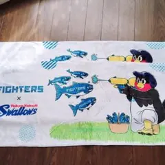 つば九郎×しゃけまるフェイスタオル2枚セット