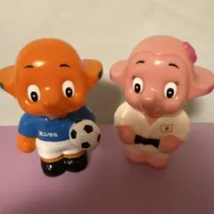 佐藤製薬 サトちゃん サトコちゃん 貯金箱 ②体セット サッカー 柔道のサムネイル