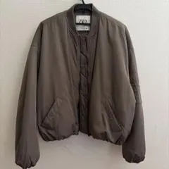 ZARA MA-1ジャケット オリーブグリーン S