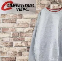 COMPETITORS VIEW　スウェットトレーナー　ワンポイント刺繍ロゴ