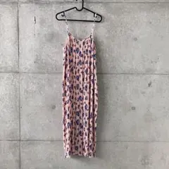 ZARAキャミプリーツワンピース 花柄 オールインワン　ザラ