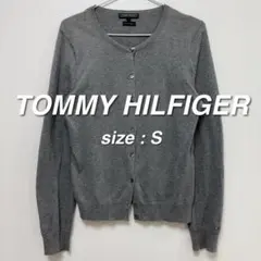 TOMMY HILFIGER コットンカシミヤカーディガン S グレー 長袖のサムネイル
