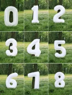 お誕生日バースデー風船数字012345789のサムネイル