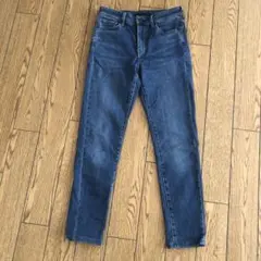 ユニクロ/ストレッチヒートテック/スキニーデニム/25インチ/ブルー￼