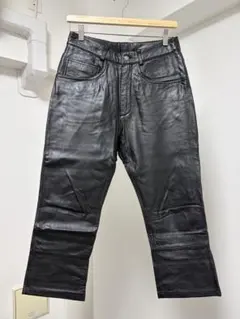 レザーパンツ　ブラック　黒